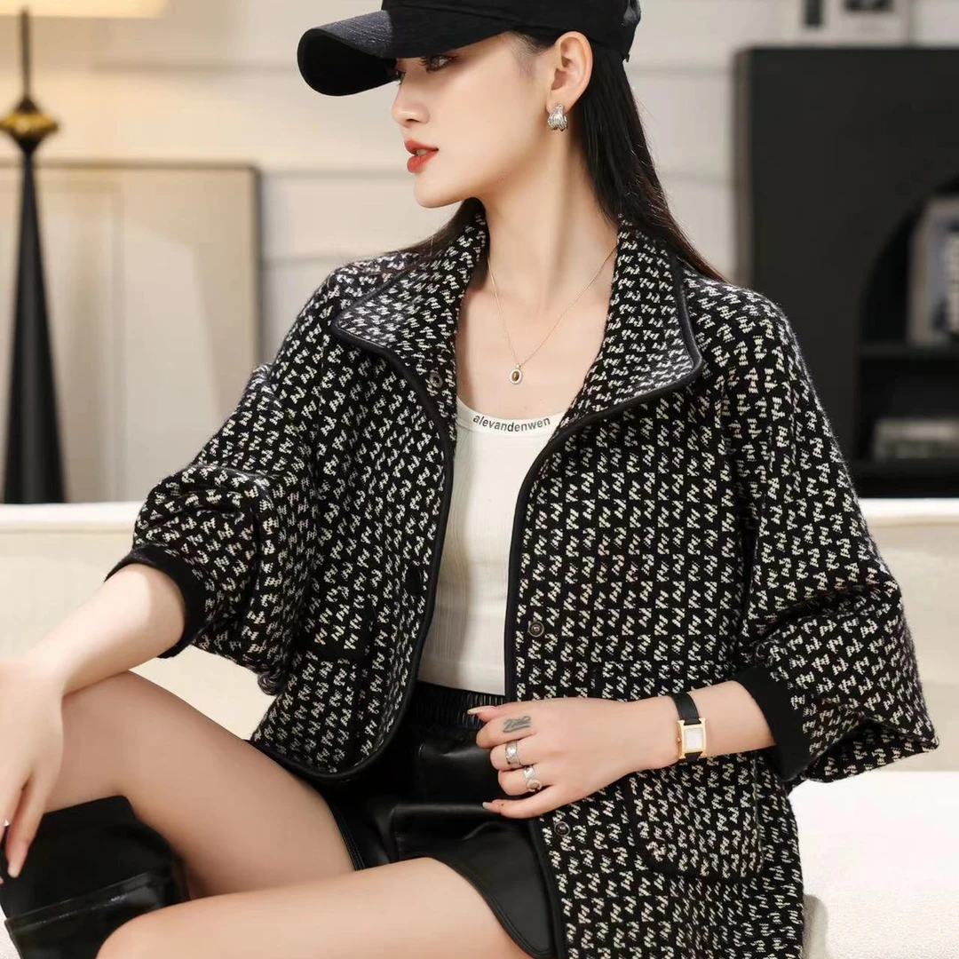 2024秋冬立领针织外套XLD-8315