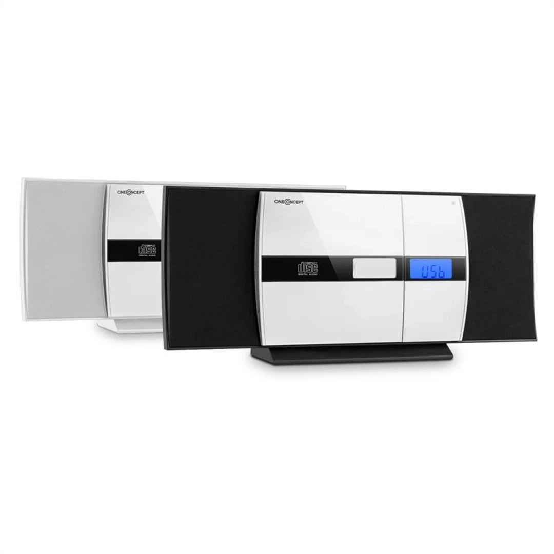 95新  OneConcept V-15 蓝牙扬声器 CD组合音响收音机
