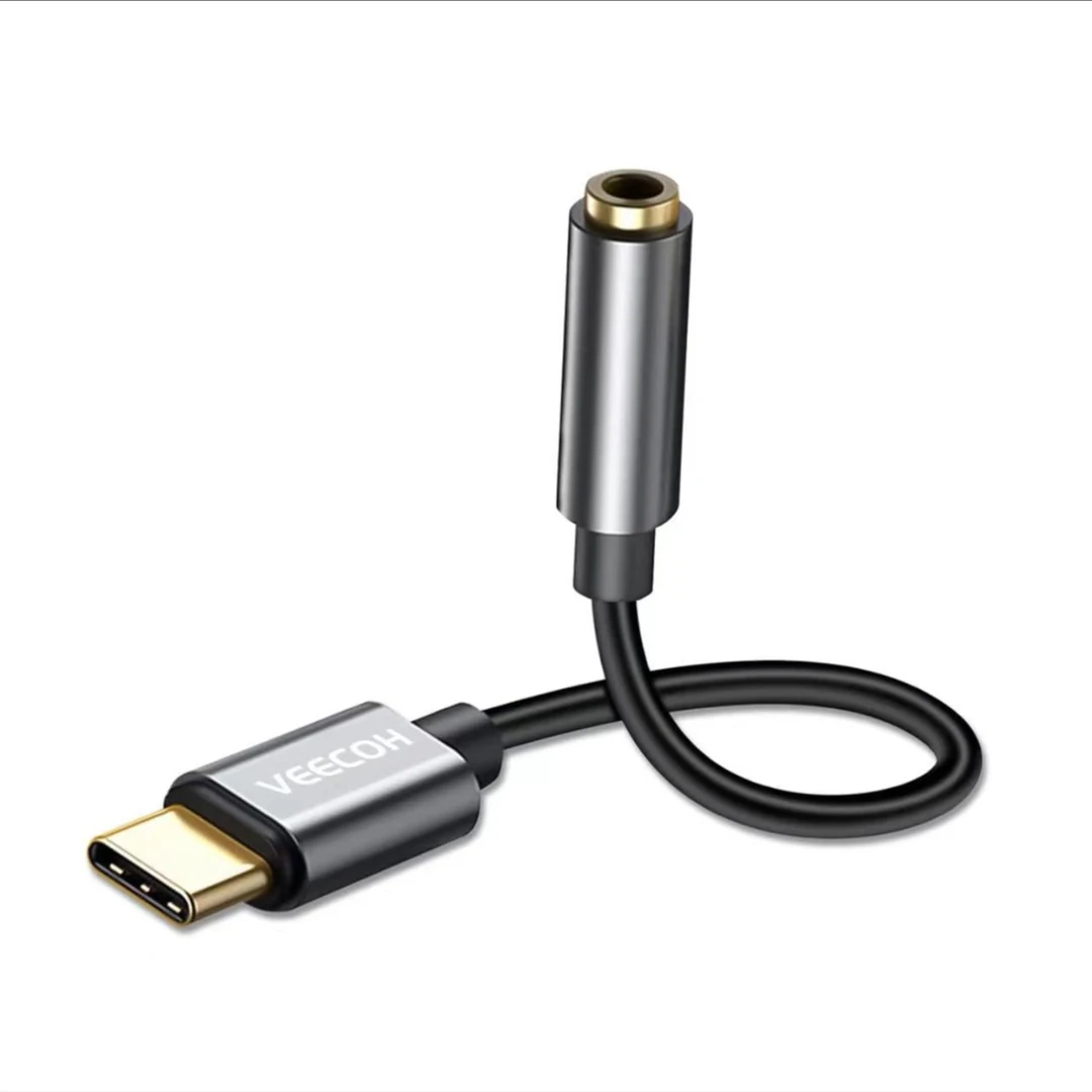 99新  【康】VEECOH Type-C转3.5mm音频转接头 铝合金外壳 VE-AU007