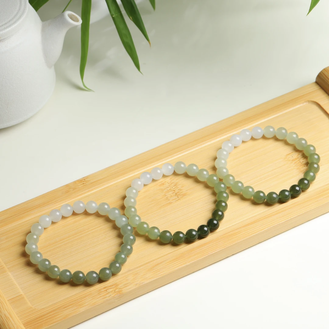 和田玉渐变手串气质时尚百搭小众轻奢送礼必备多样性发货拍一发一