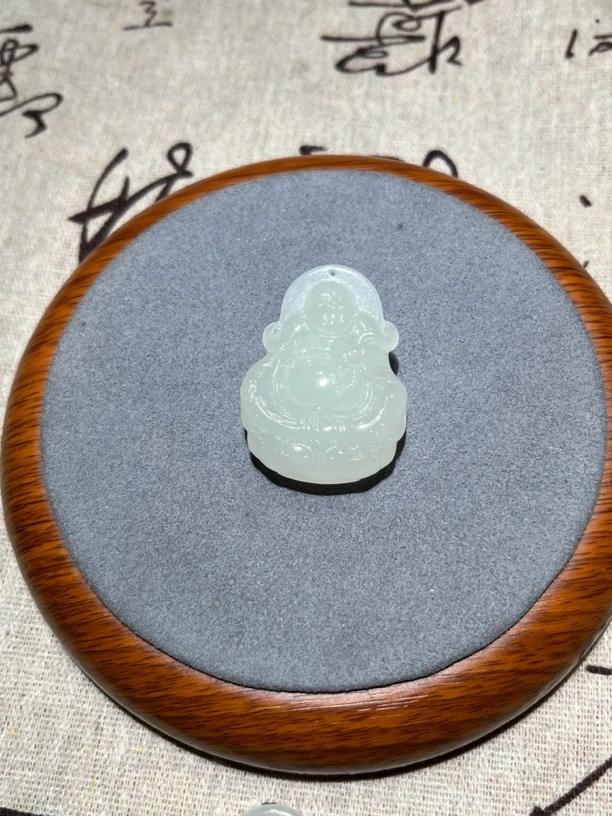 正宗天然和田玉佛公吊坠男女同款气质百搭拍一发一