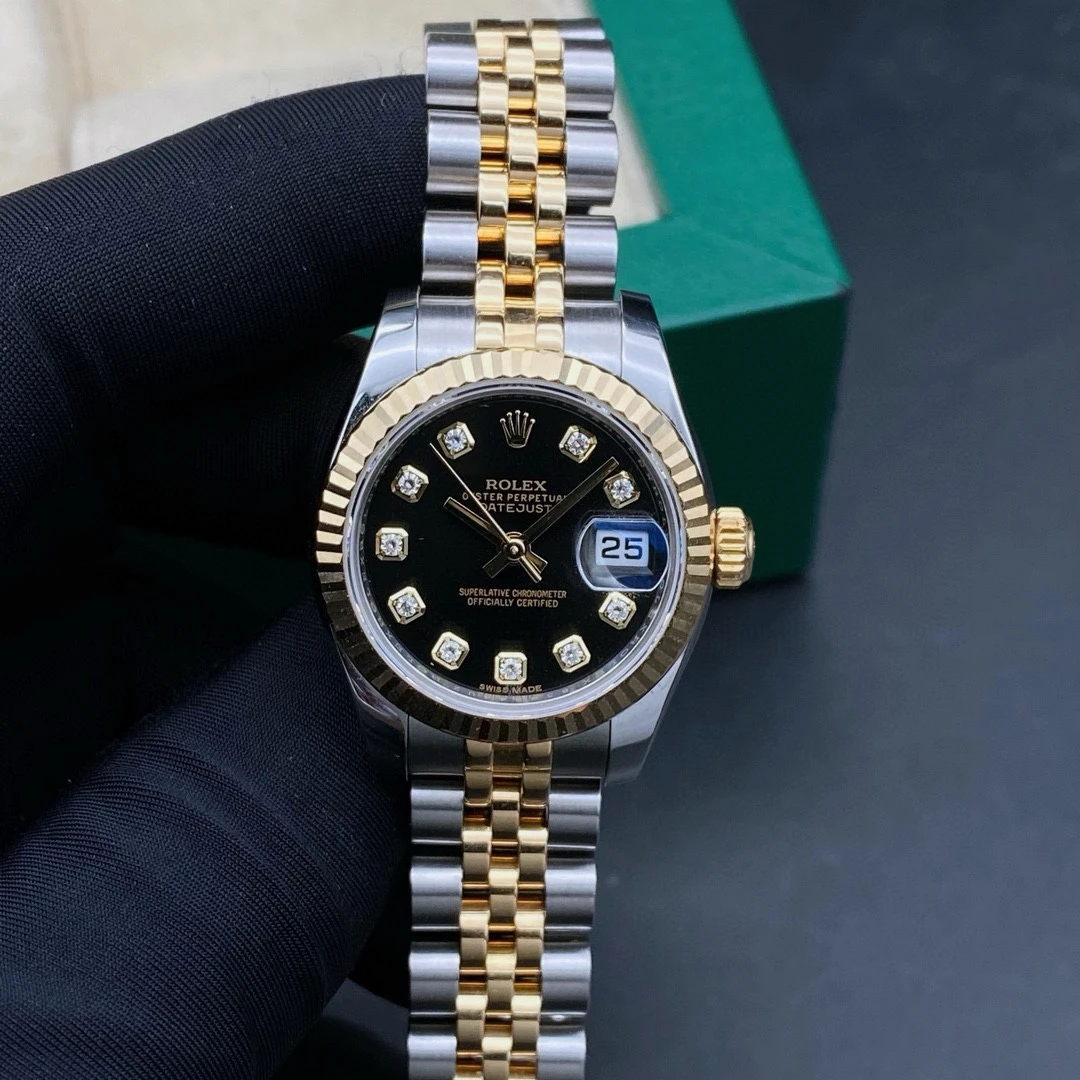 99新 Rolex/劳力士 日志179173女表/自动机械/表径26/原钻