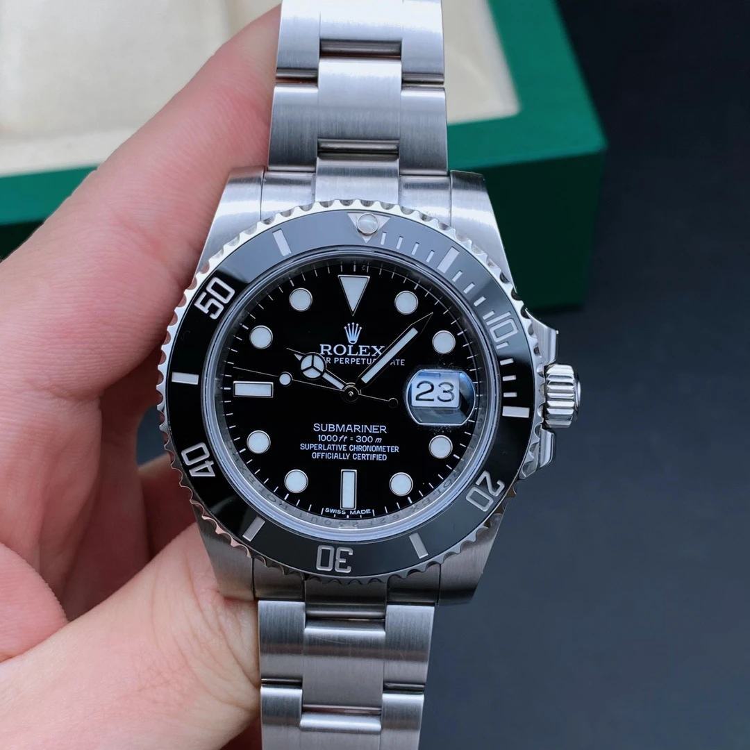 99新 Rolex/劳力士 潜航者116610男表/20年全套/自动机械/表径40