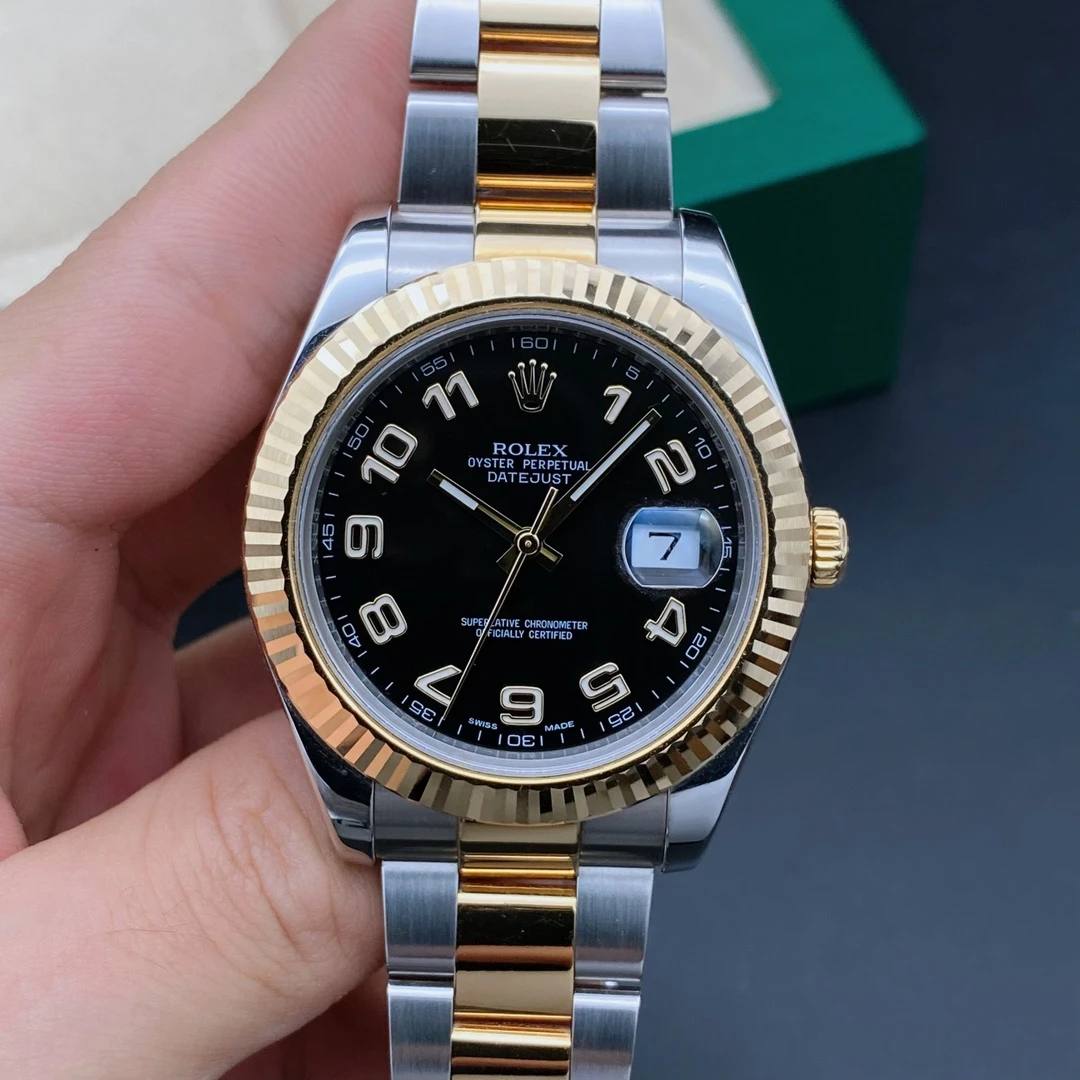 99新 Rolex/劳力士 日志116333男表/自动机械/表径41/14年全套