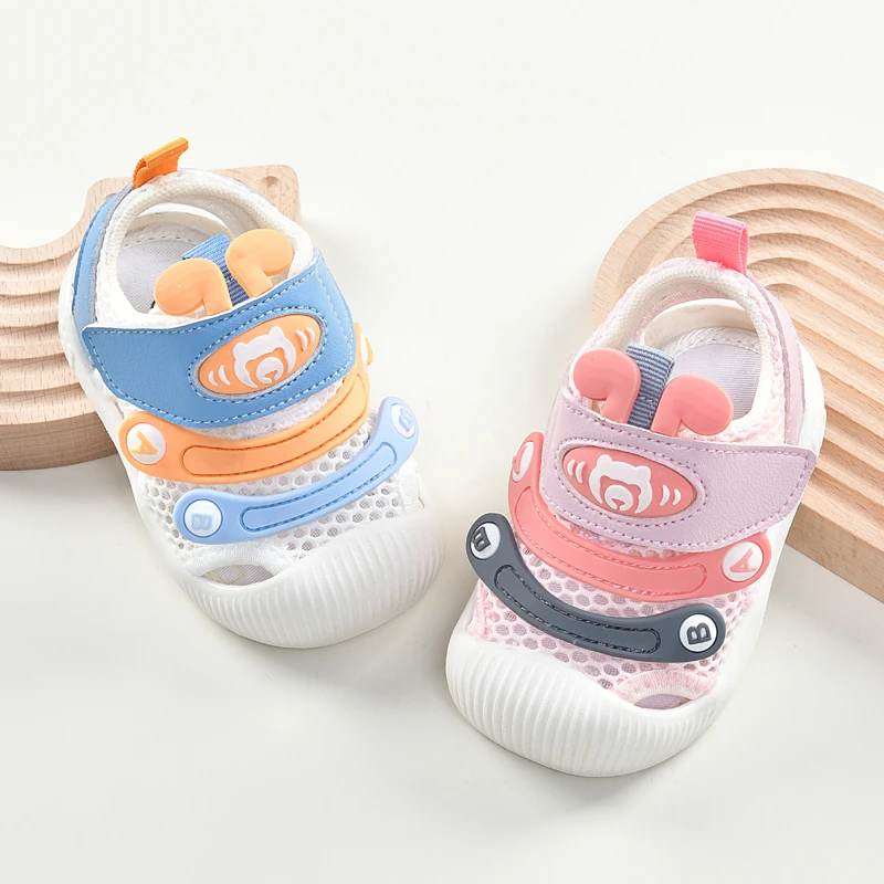 qx521宝宝凉鞋女夏季学步鞋0一1-2岁婴儿防滑软底网鞋男宝宝鞋子