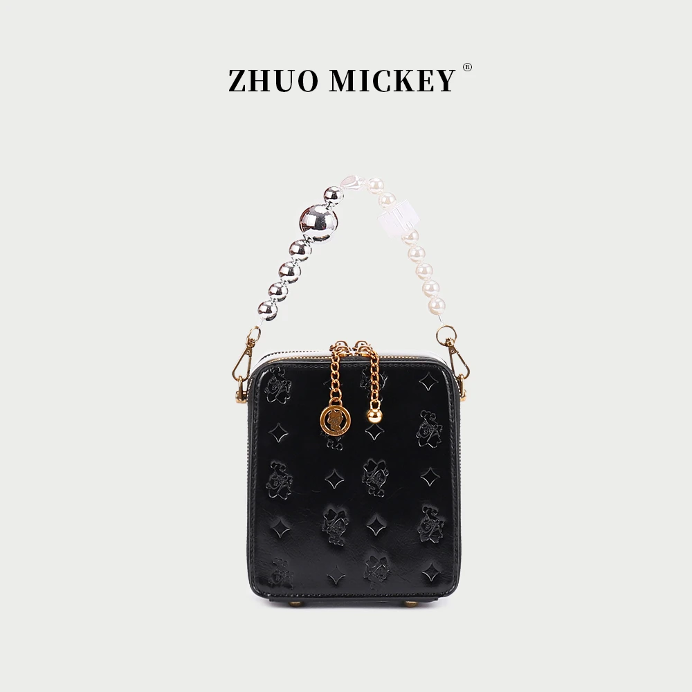 ZHUO MICKEY新款时尚百搭手提包Y7786黑色