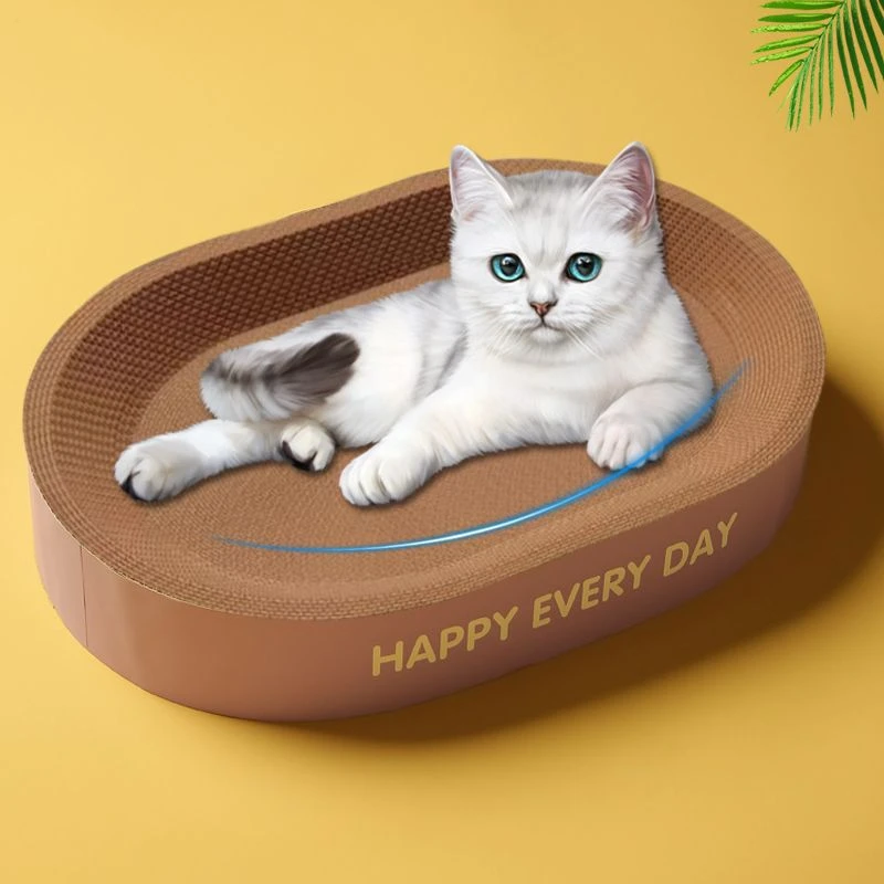 圆形猫抓板窝耐磨不掉屑瓦楞纸猫窝耐用加厚特大号抓不烂猫抓板