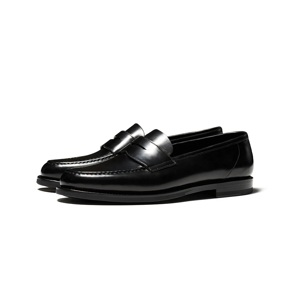 【微瑕断码】Truffaut马臀皮乐福鞋手工固特异男鞋男士商务鞋皮鞋