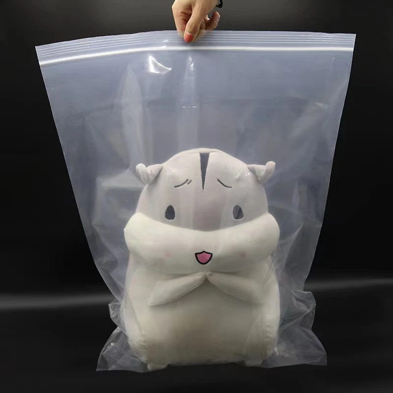 自封袋加厚pe袋透明食品封口袋服装收纳塑料包装袋搬家袋防潮防尘