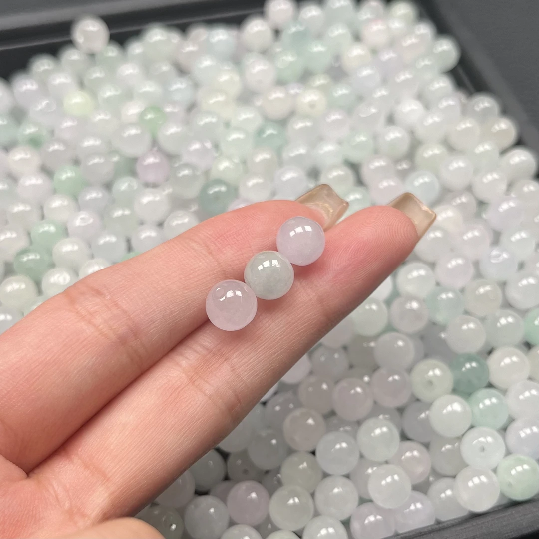 马卡龙卡9+翡翠散珠一颗/多样性发货