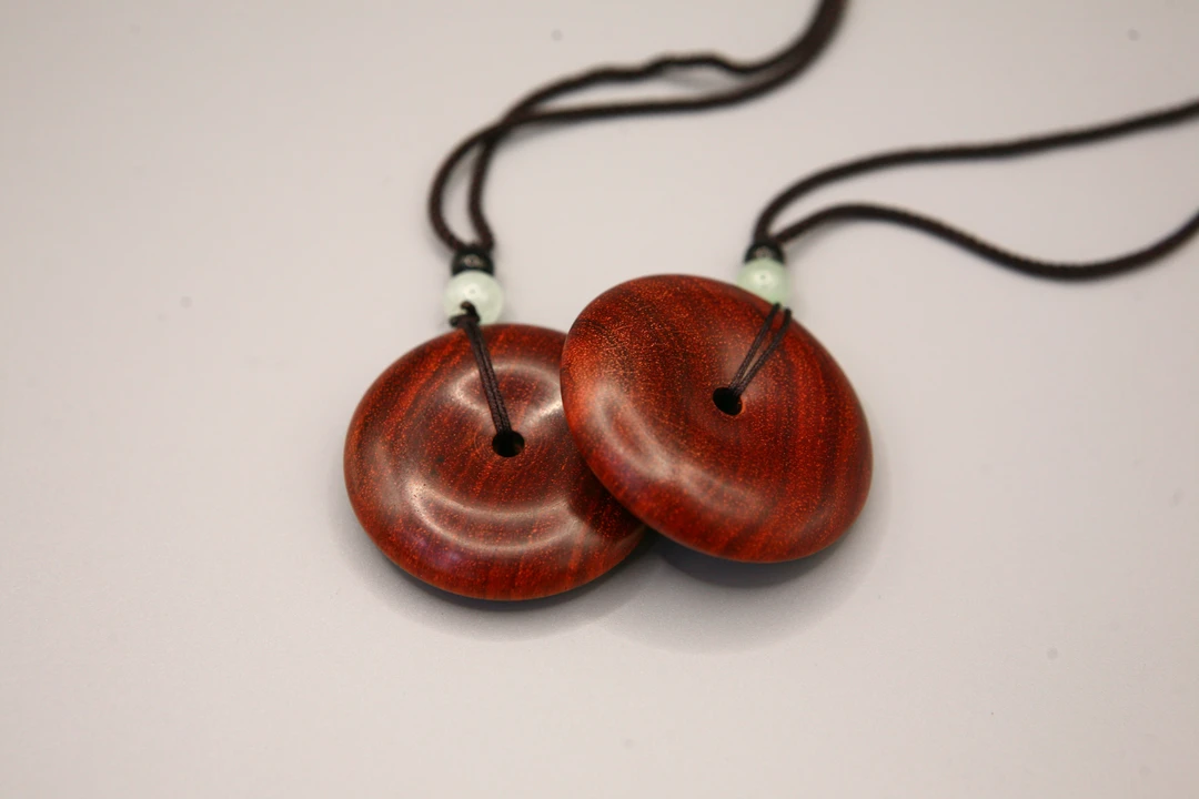 【特大号】平安扣印度小叶紫檀挂饰