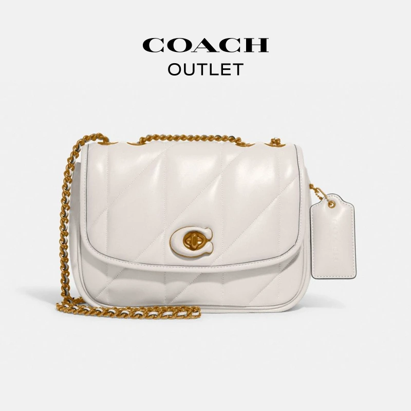 COACH/蔻驰奥莱 女士时尚经典绗缝PILLOW MADISON单肩包链条包