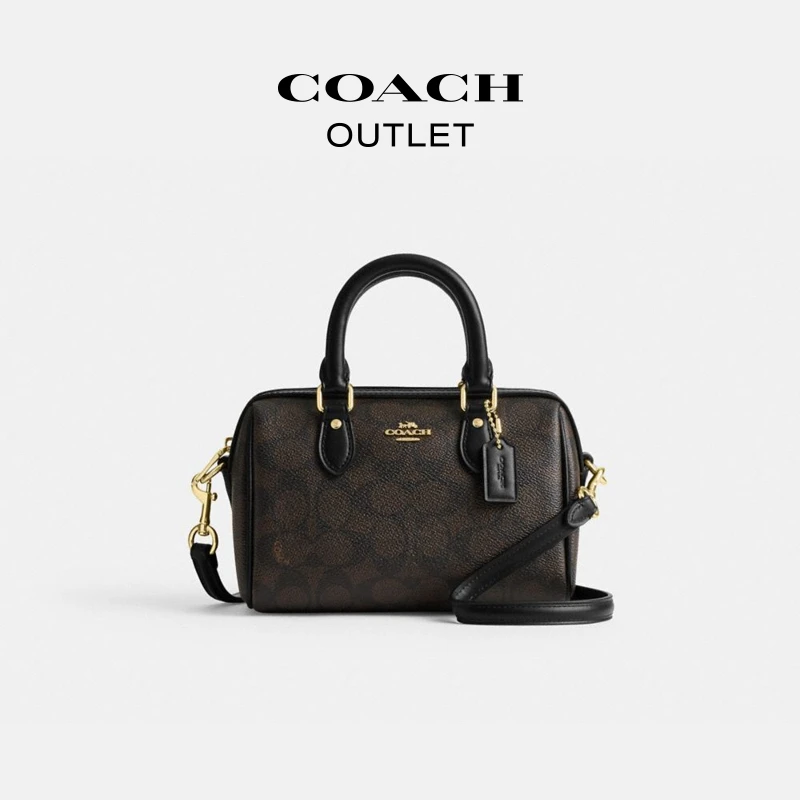 【很高兴专属】COACH/蔻驰 经典标志ROWAN迷你斜挎包
