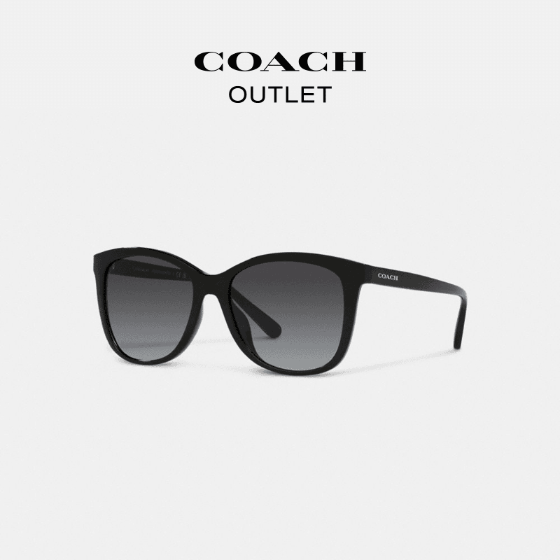 【然厚X蔻驰】COACH/蔻驰奥莱 几何方框时尚太阳眼镜