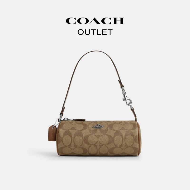 【车澈专属】COACH/蔻驰 经典标志NOLITA圆筒包
