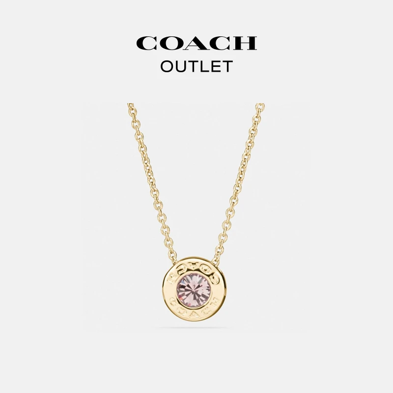 COACH/蔻驰奥莱 圆形项链