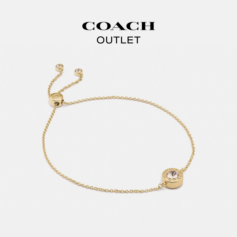 COACH/蔻驰奥莱 开放式圆形滑扣手链