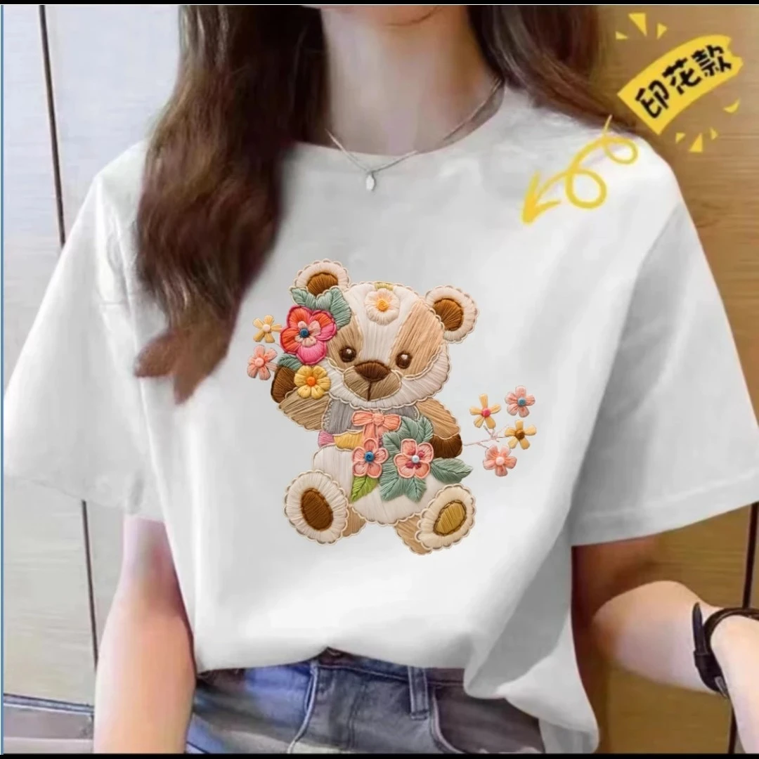 重磅潮流230克短袖T恤男女同款纯棉印花圆领百搭宽松半袖ins夏季