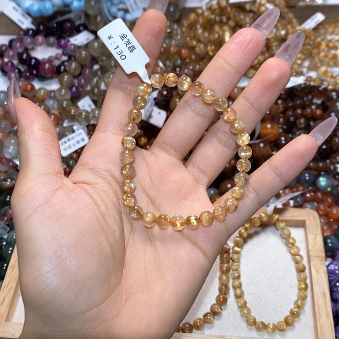 水晶手链未镶嵌好**婆手链