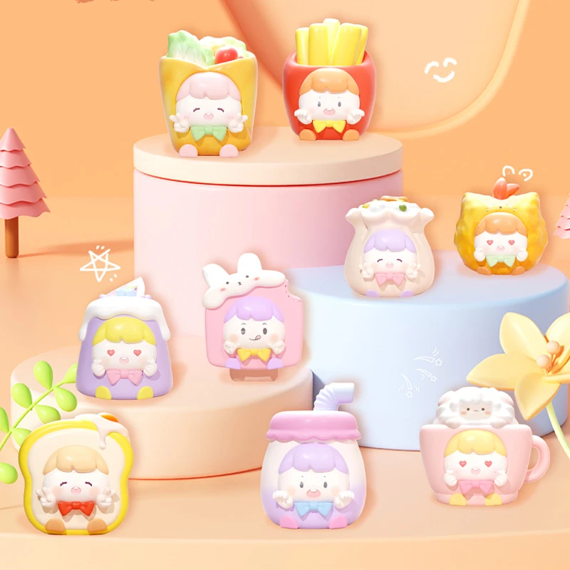 【许愿】新品淘气包4代下午茶丫系列变色透明萌粒潮玩