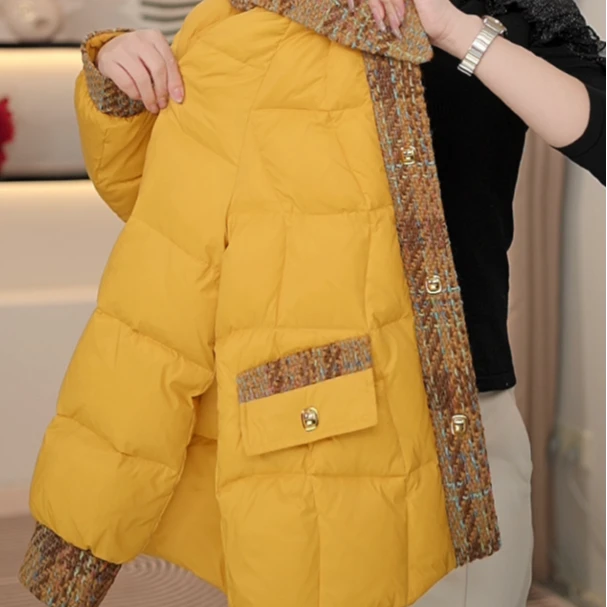 【YN】24年冬季百搭洋气时尚小个子高级感保暖外套