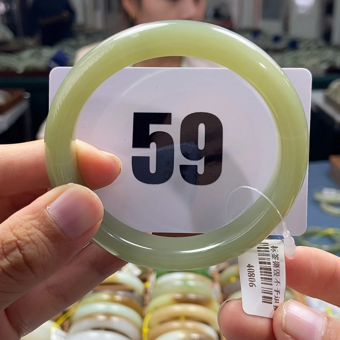 和田玉手镯未镶嵌59.4