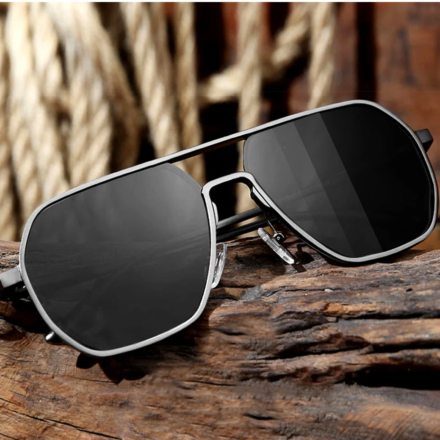 铝镁变色光能防紫外线网红时尚潮流大框太阳镜