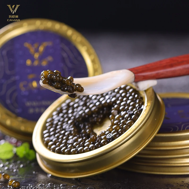 【国产】西伯利亚大颗粒瓦尼诺新鲜黑鱼籽鲟鱼籽酱罐头即食10克装