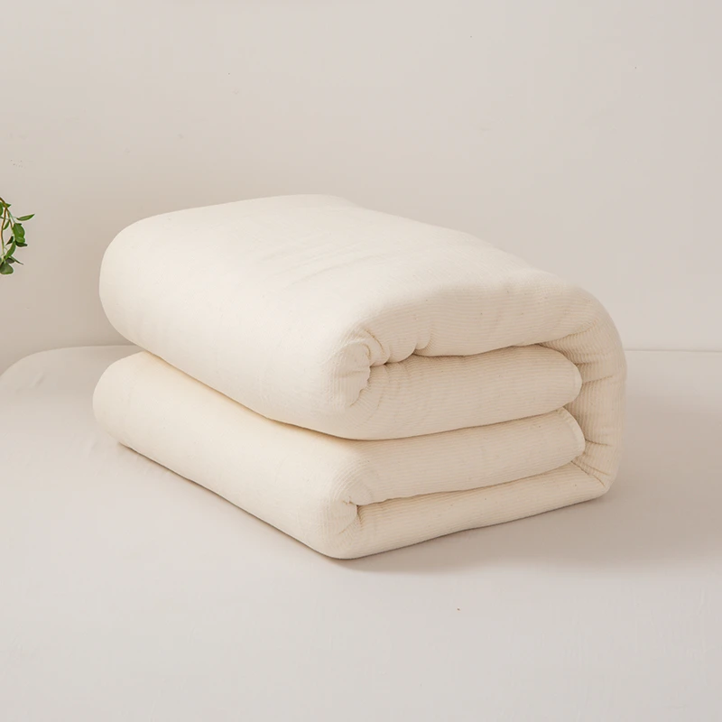 新疆棉被长绒棉花棉絮单人床垫被褥子加厚保暖冬被芯