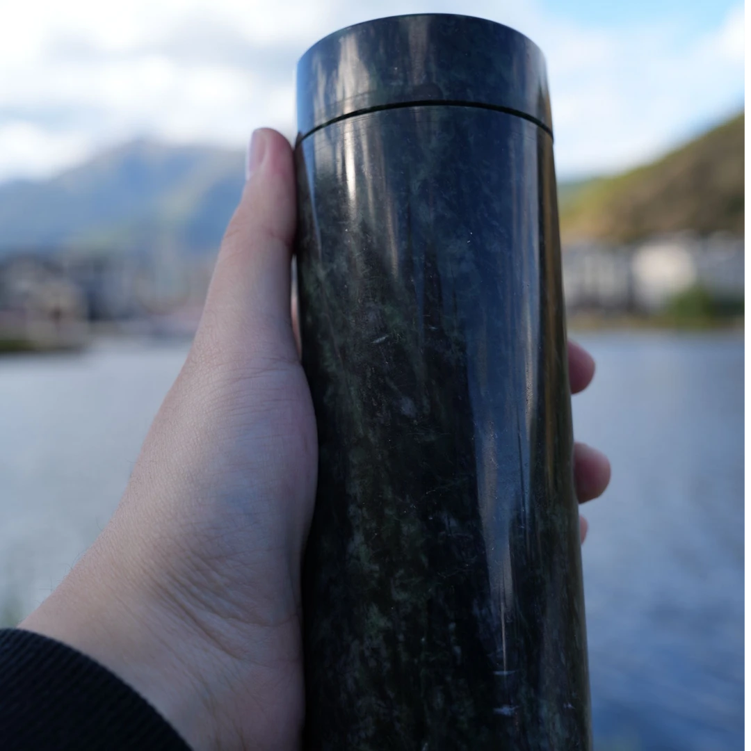 【藏玉办公杯】西藏药王石水杯茶杯 260ml纯天然带磁性泡茶养生玉杯