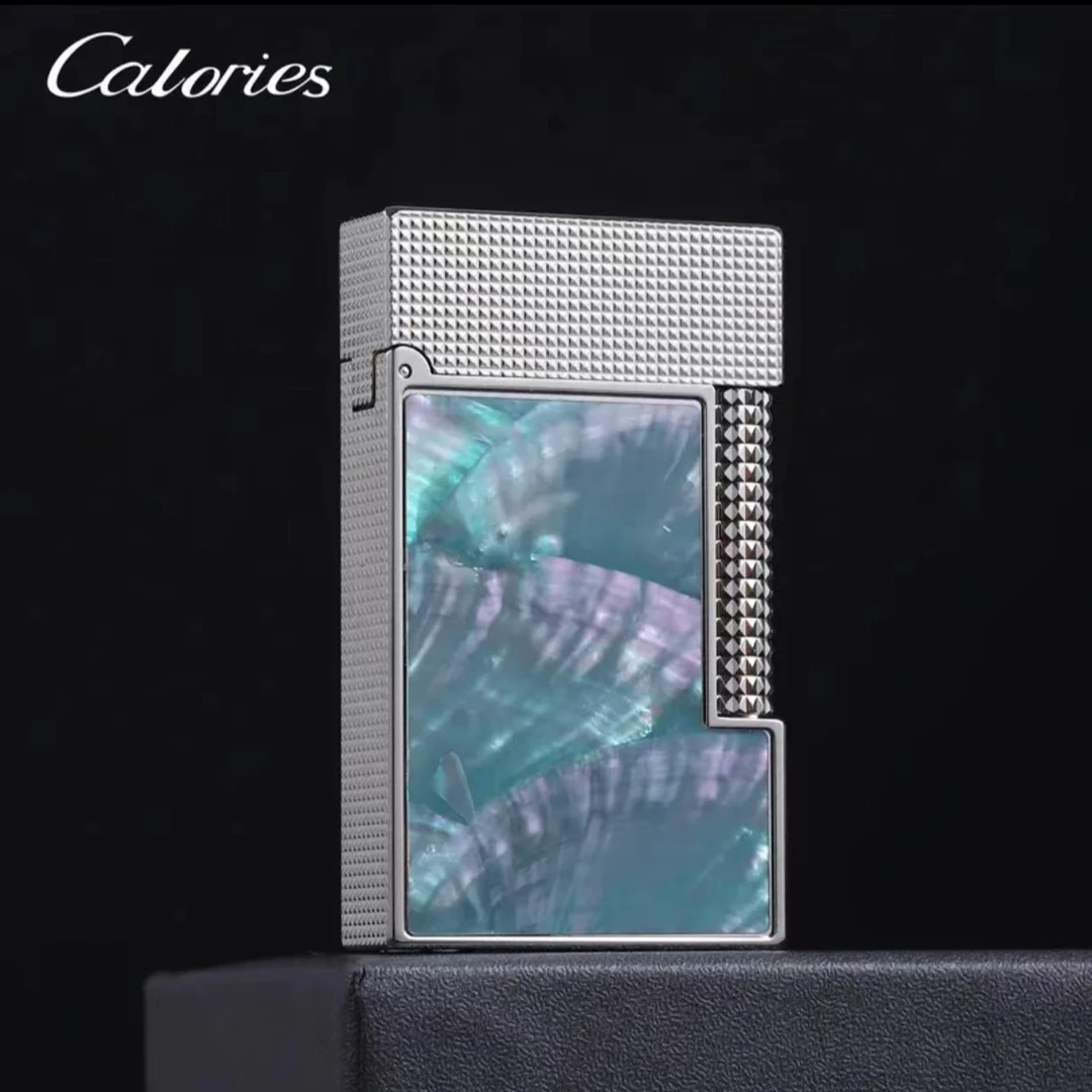 卡路/Calories/纯铜贝壳钢琴音经典侧滑朗声送礼高档朗声打火机