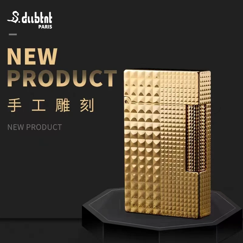 正品法国都柏特/S.dubtnt/简约纯铜精品礼物男士老公朗声打火机