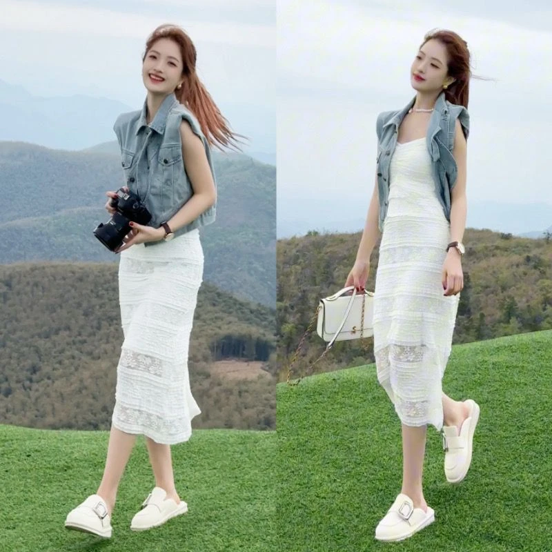 2024年夏季新款女装吊带裙