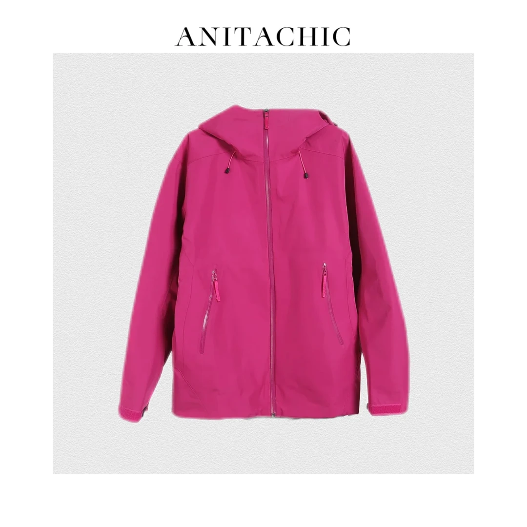 ANTC ''火龙果'' 无痕压胶冲锋衣夹克外套