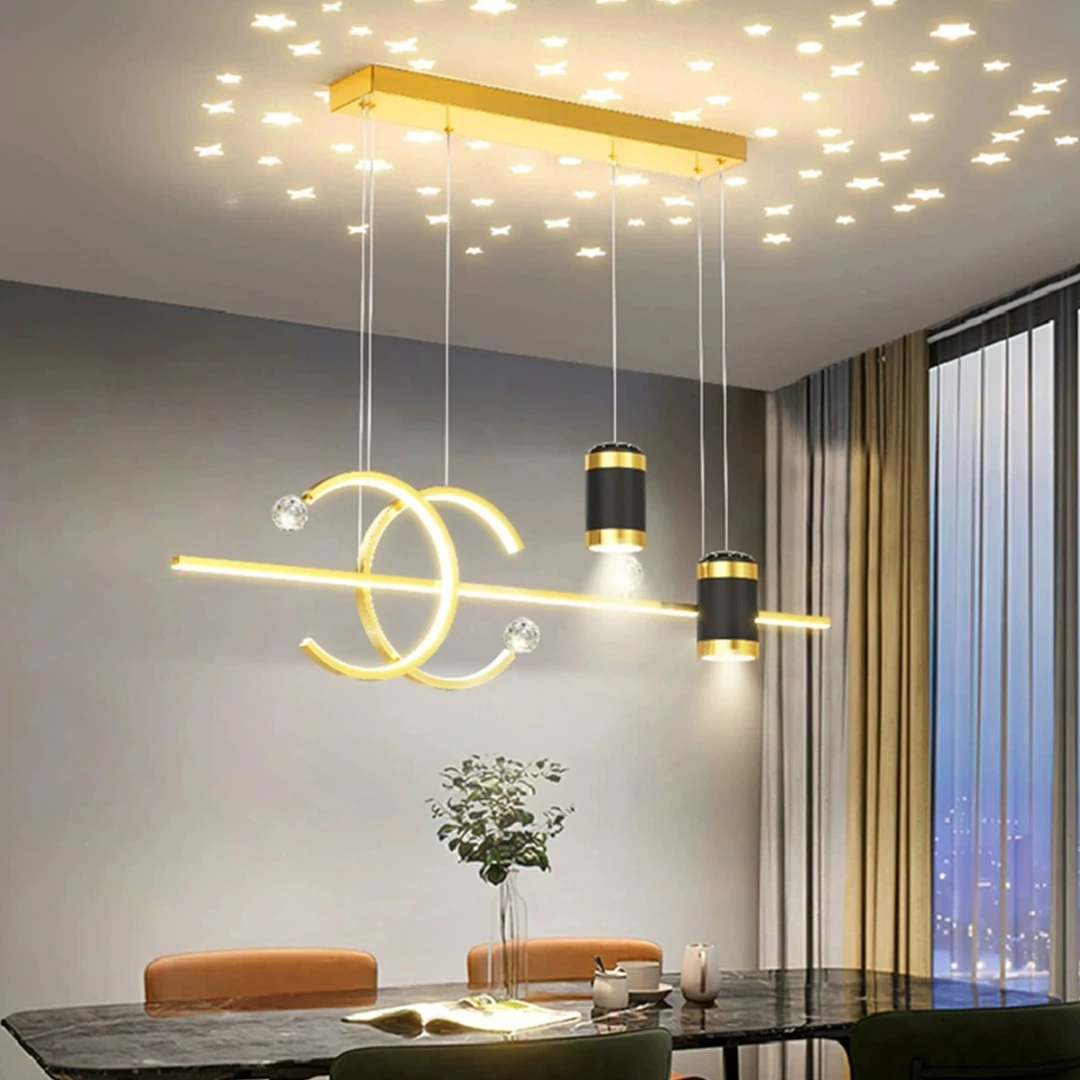 家用套餐搭配餐厅灯系列氛围感可调光现代简约唯美吊灯餐桌灯