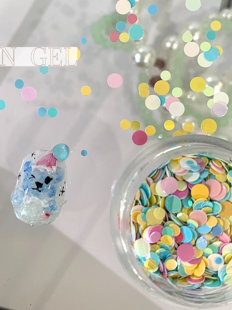 Winnie Nail 美甲亮片「夏日气泡」