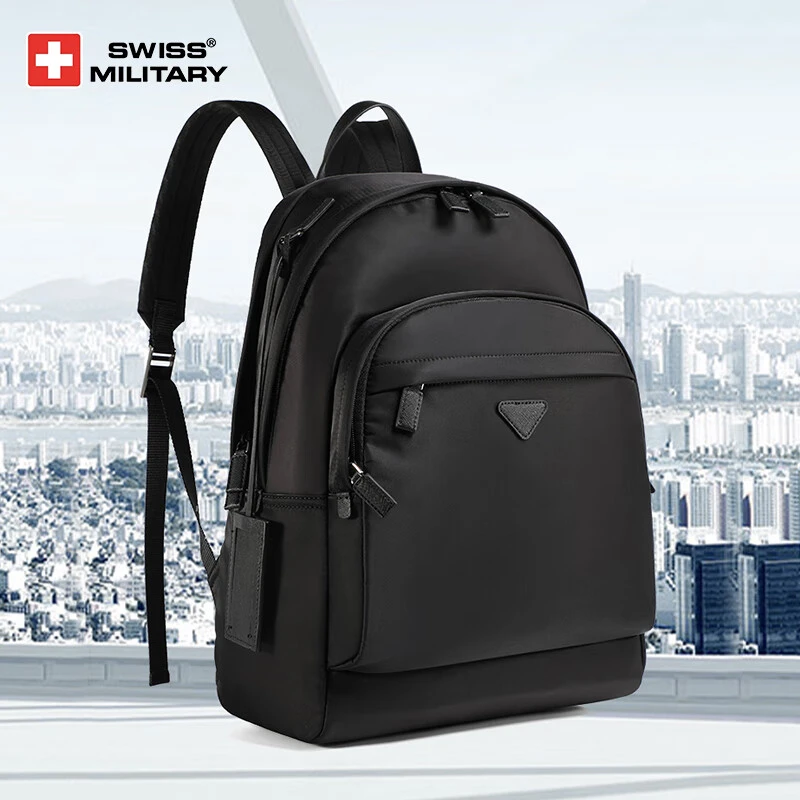 SWISS MILITARY瑞士军刀双肩包男上班通勤背包潮流旅行背包书包