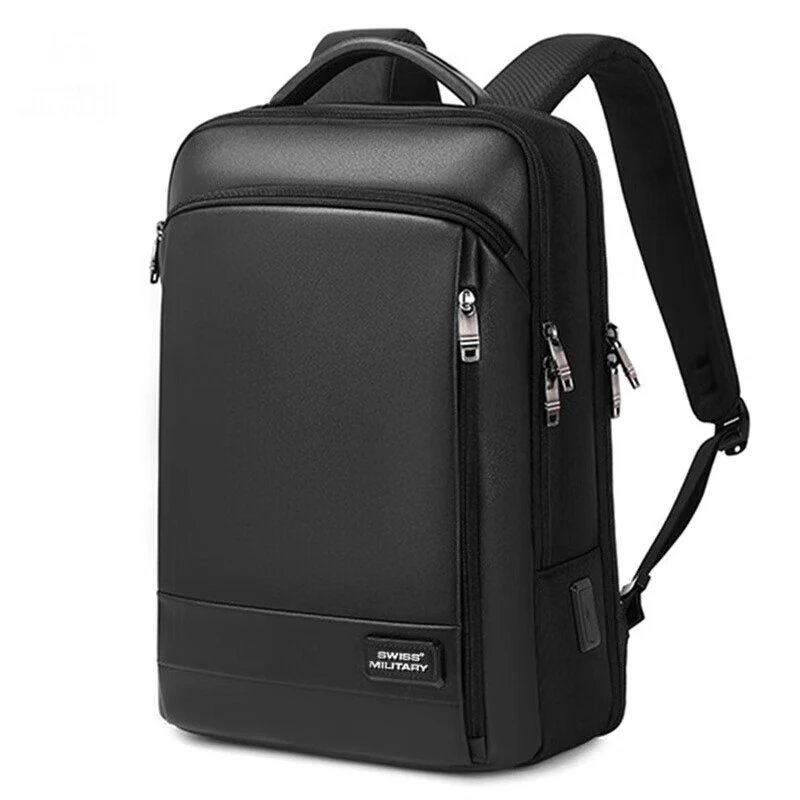 SWISS MILITARY瑞士军刀男商务通勤双肩包男包电脑包休闲旅行背包