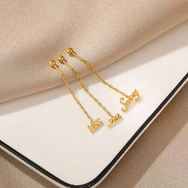 合金耳饰 防韩版女简约气质流苏耳线养耳洞耳环耳饰百搭轻奢时尚