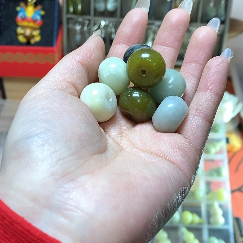 【闪购商品】蛇纹石玉手链合金176