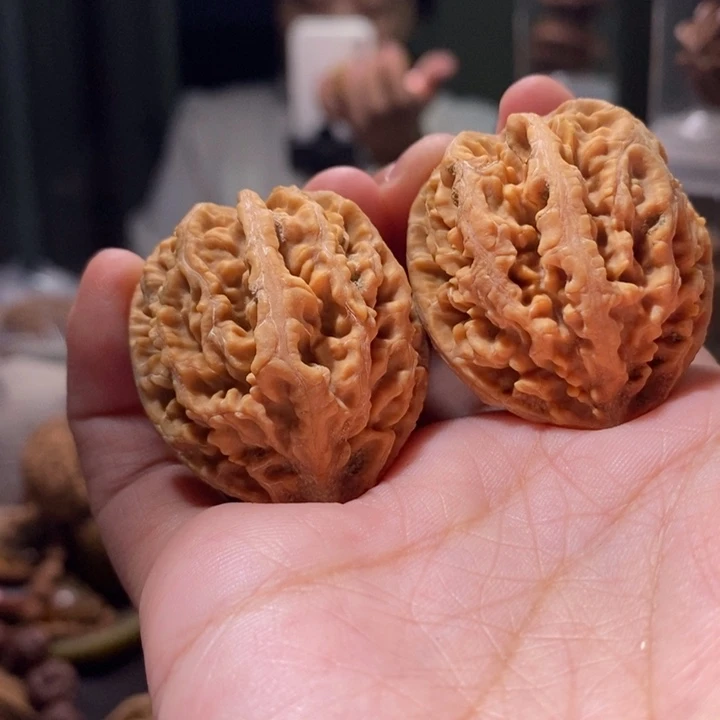 文玩核桃把件东北楸子208