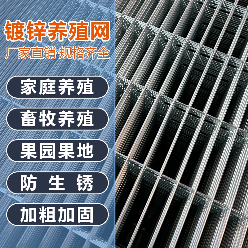 2×10网孔鸽舍围网兔笼鸡笼镀锌家庭铁丝网公棚加粗漏粪网面生锈