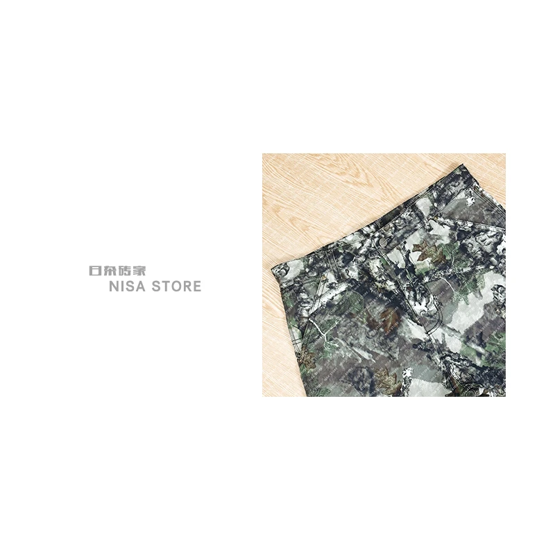 【纯原】 断码卡家美式 枯叶树枝迷彩裤 工装伐木裤 军裤长裤男士