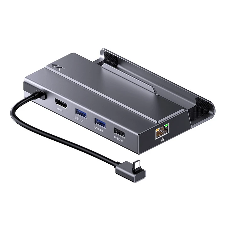 7合1扩展坞+硬盘盒SteamDeck M.2掌机铝合金底座外置Typec usbHub