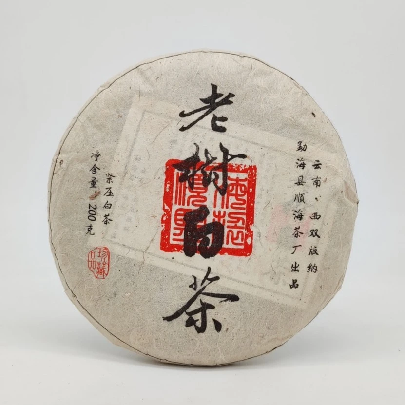 鸿韵: 老树白茶 2022年春茶 白茶饼茶 200克/饼