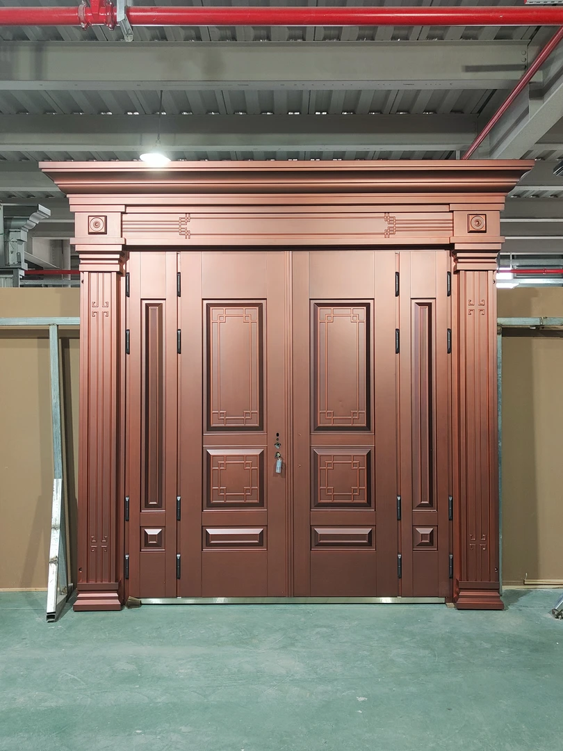 直播间样品2680×2490×120现货福利价锌镁合金别墅大门