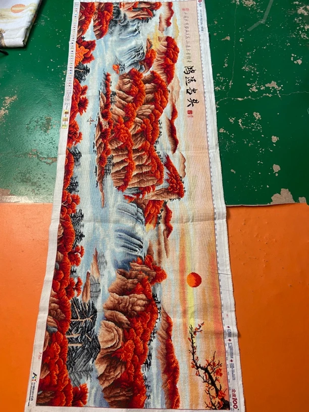 纯手工十字绣成品鸿运当头2米满绣客厅挂画爆款