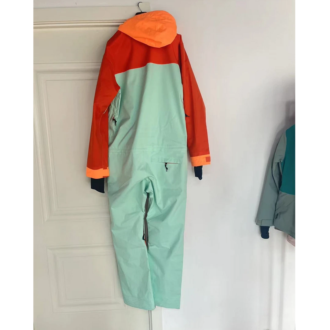 AB男款单双板连体滑雪服