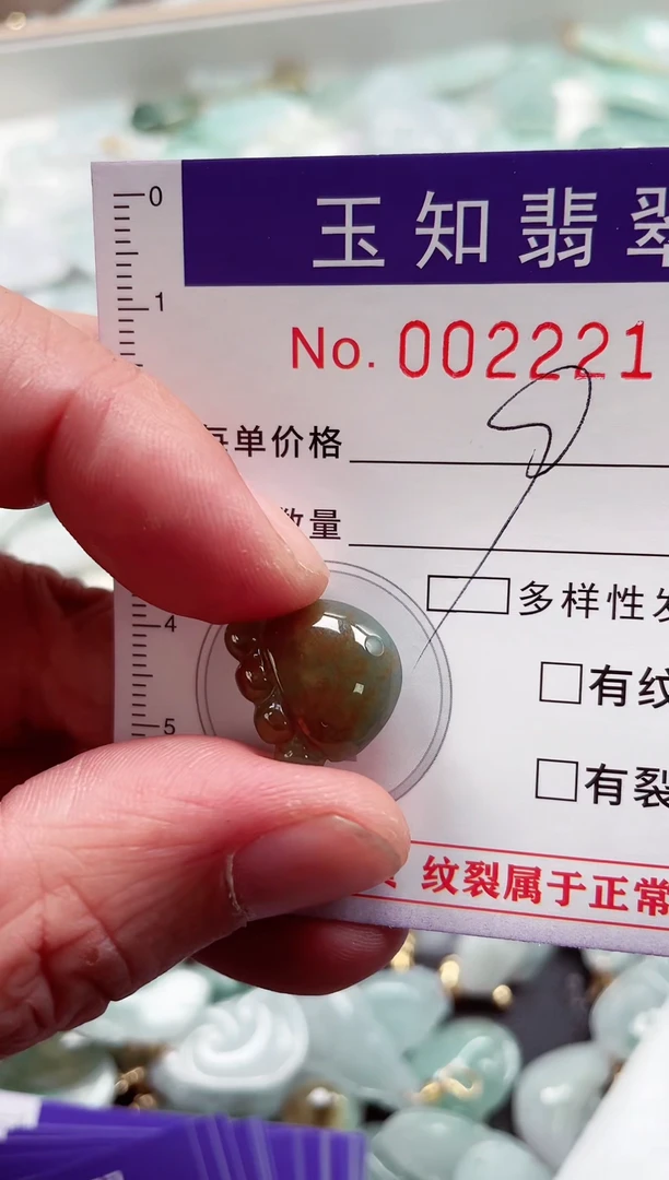 【闪购商品】翡翠颈饰未镶嵌扣头天然A货翡翠