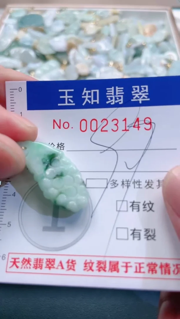 【闪购商品】翡翠颈饰合金扣头天然A货翡翠